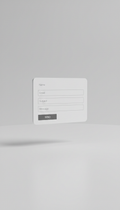 Monochrome Contact Form UI Element